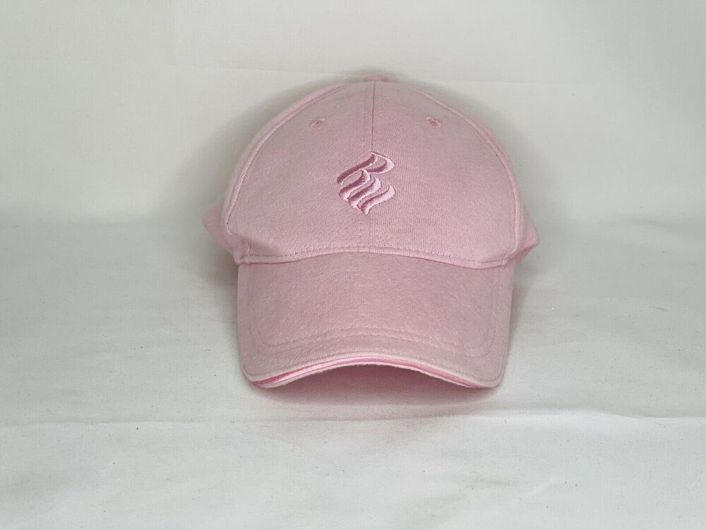 Unisex Rocawear Baseball Cap Pink Solid Color Hat Adjustable Strap